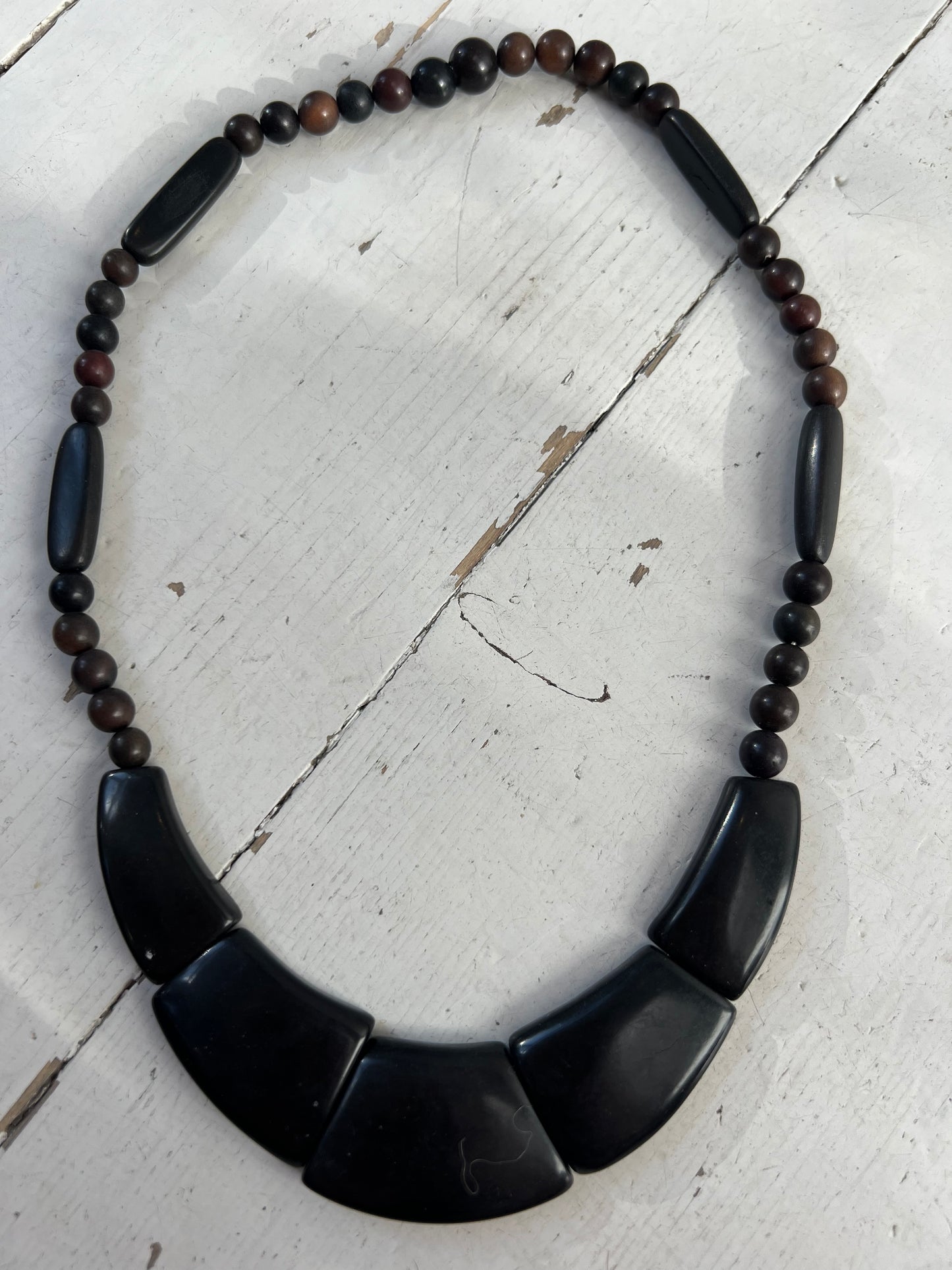 Collier fève de cacao